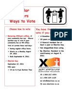 Voting Guide For Regular Voters