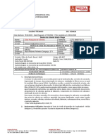 Análise técnica de filtro de combustível com defeito