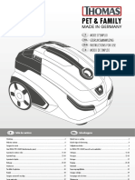 USER MANUAL Thomas AQUA+ Pet & Family Vacuum