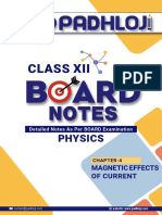 CH 4 Magnetic Effect of Current