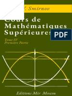 V. Smirnov - Cours de Mathématiques Supérieures. Tome IV, Partie 1-Mir (1975)