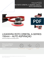 LIXADEIRA ROTO ORBITAL A-SERIES 150mm AUTO ASPIRAÇÃO