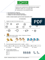 Subiect Comper Matematica EtapaII 2018 2019 Clasa0