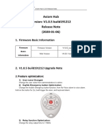 Axiom Hub V1.0.5 Build191212 Release Note