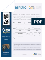 Certificado Del Censo