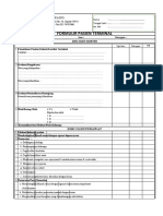 Formulir Pasien Terminal