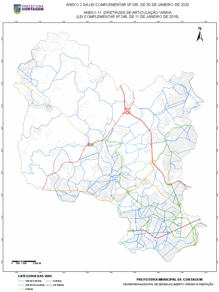 ANEXO 2 LC 295 30 01 2020 Mapa de Hierarquizacao Do Sistema Viario | PDF