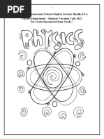 Physics-Summer Task G 8 (2022-2223)