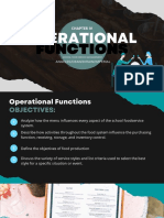 CHAPTER IV - Operational Functions