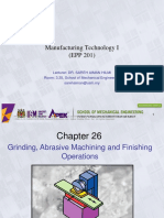 Ch26 - Grinding - Abrasive - Machining - Finishing - Operations-Part 1