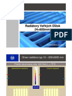 Radiatory Velkych Dlzok 600mm