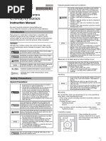 CA-H (X) Series: Instruction Manual