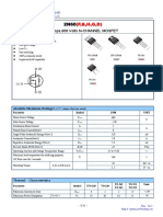 Datasheet MOSFET 2N60