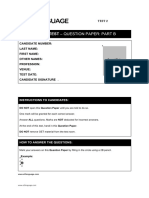 Practice Test 2 Reading Part B