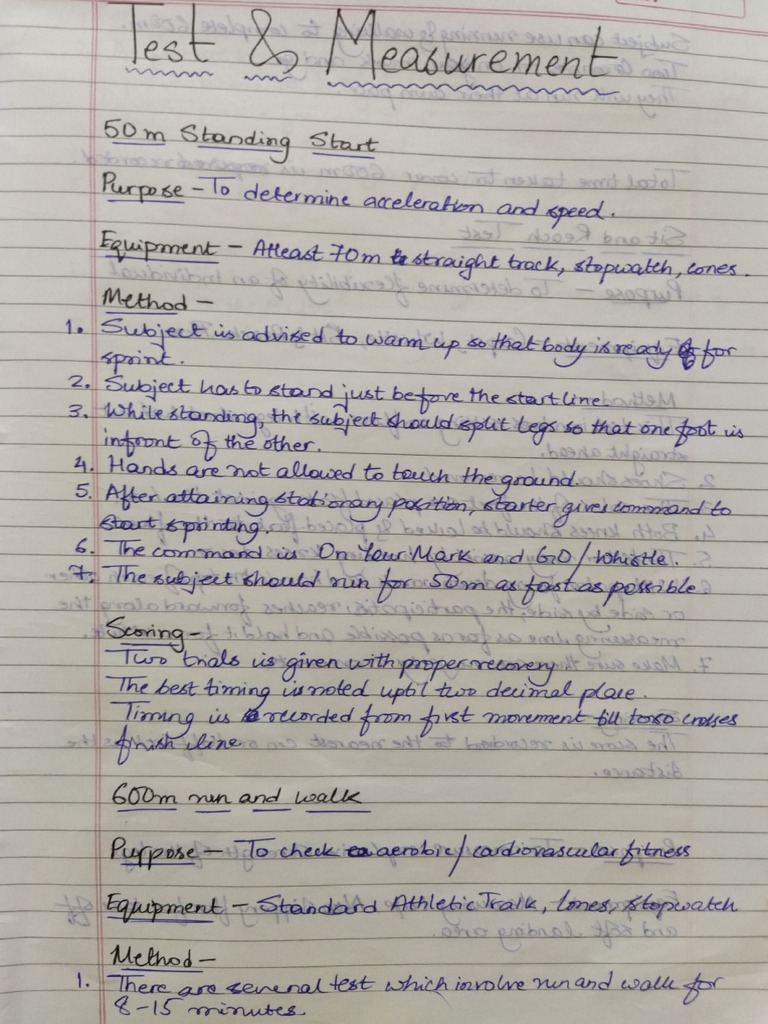 Notes - Test and Measurement | PDF