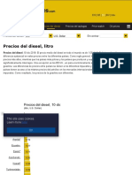 Los Precios Del Diesel en Todo El Mundo, 10-Dic-2018