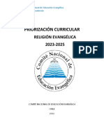 Priorización Religion Evangélica 2023-2025