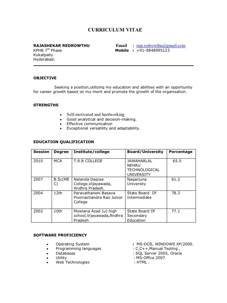 Raja %resume | PDF
