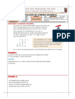 Multiplicacion de Números Decimales