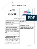 Msds Glass Cleaner