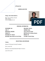 Curriculum Vitae Template Gab