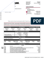 IBC statement overview with account details