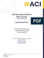 Sample Questions - ACI Dealing Certificate New Version - Jan 2022 - Final