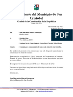 Comisión para Remozamiento de Áreas en La Ciudad de San Cristóbal