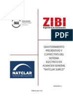 Mantenimiento Preventivo y Correctivo Del Sistema Electrico en Almacen General - Natclar Surco