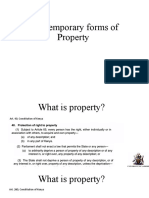Contemporary Forms of Property