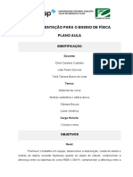 PLANO de AULA - Óptica - Instrumentação EF