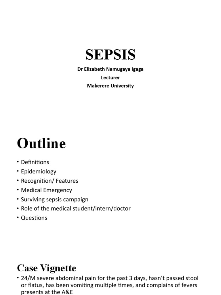 Sepsis Pdf Sepsis Clinical Medicine
