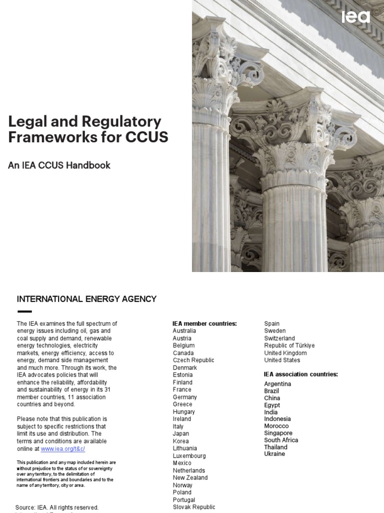 CCUS Legal Frameworks Handbook | PDF | Carbon Capture And Storage ...