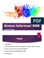 Kuliah 11 Sistem Informasi SDM 15 Desember 2021
