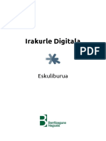 Irakurle Digitala - Eskuliburua