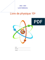 Unité 1 - Physique 10ème