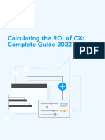 Calculating The ROI of CX Guide Thematic 2022