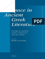 (Mnemosyne Supplements 339) Irene J. F. de Jong - Space in Ancient Greek Literature - Studies in Ancient Greek Narrative-Brill Academic Pub (2012)