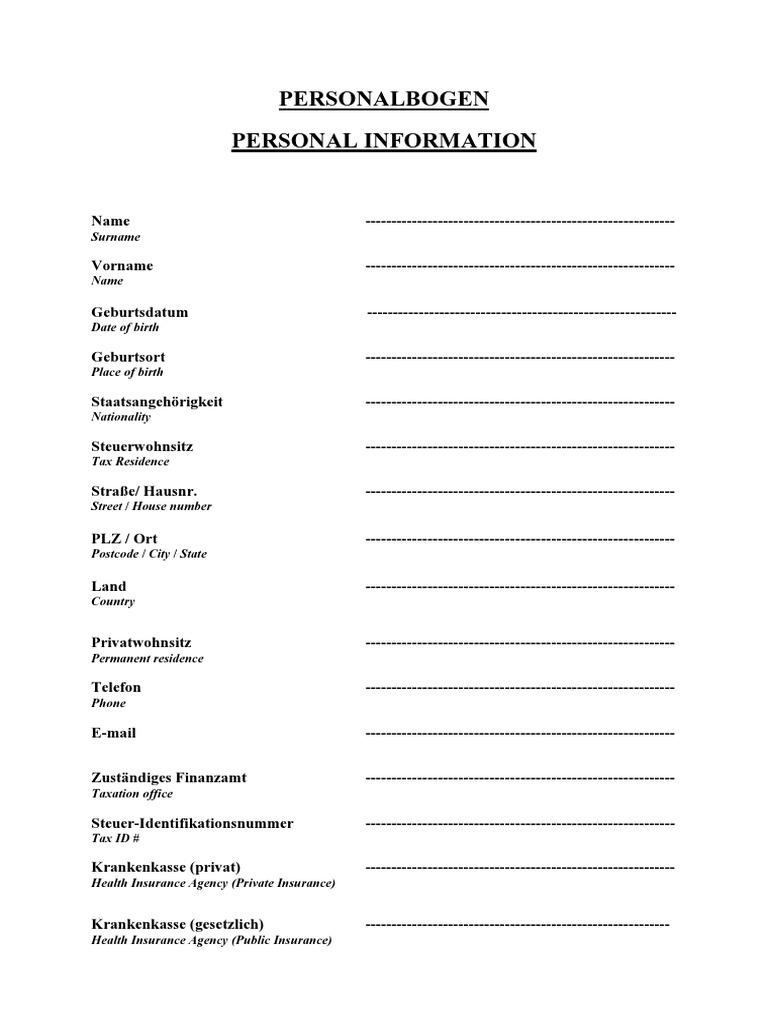 Personal Bogen PDF