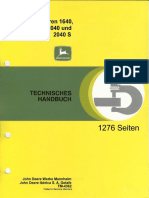 Technisches Handbuch John Deere 1640, 1840, 2040 Und 2040 S