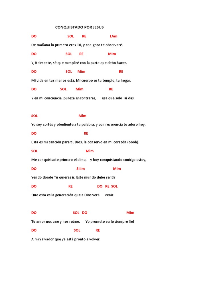 Conquistado Por Jesús | PDF | Jesús