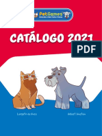 Catálogo Pet Games 2021 com brinquedos para cães e gatos