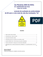 IECEx - Notas Reunioes Plenarias 09-2022