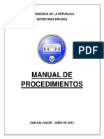 Manual de Procedimientos de SP