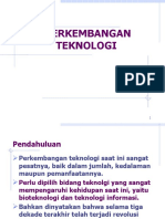 PERKEMBANGAN TEKNOLOGI MODERN