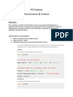 TP3 DictionnairesFichiers