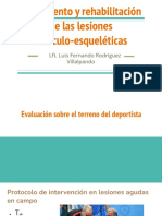 Tratamiento y Rehabilitación de Las Lesiones Músculo-Esqueléticas