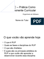 PCCC - Componente Curricular de Engenharia de Software RUP