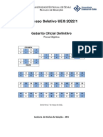 Ueg 2022-1 - Gabarito