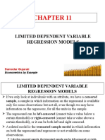 Limited Dependent Variable Models